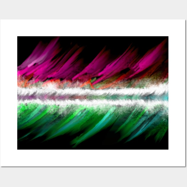 BRUSH STROKE ABSTRACT PAINTING Wall Art by PAUL ART DESIGN